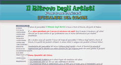 Desktop Screenshot of ilritrovodegliartisti.com