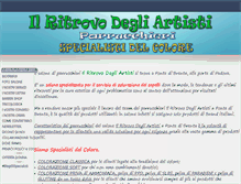 Tablet Screenshot of ilritrovodegliartisti.com